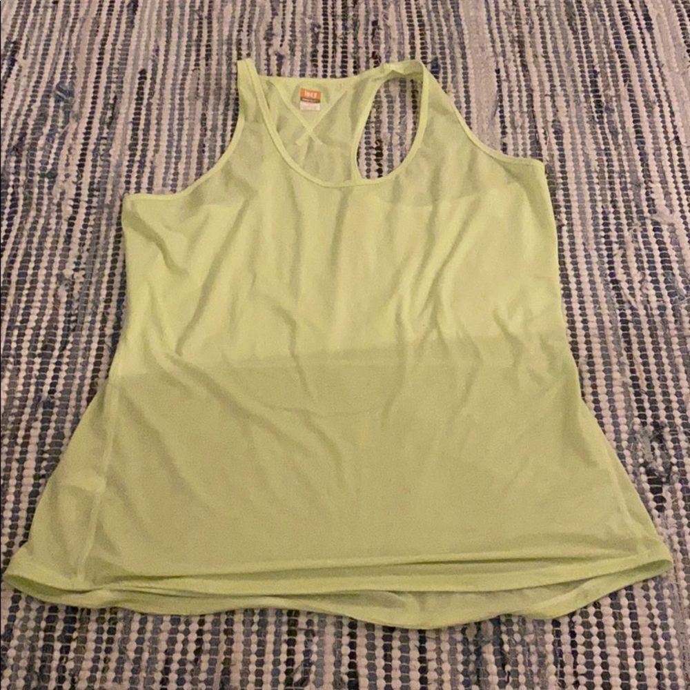 Lucy size XL yellow tank top. Like new.
